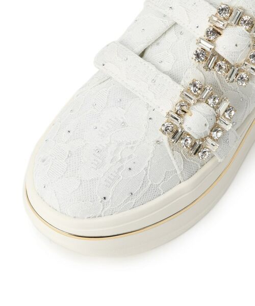 ESPERANZA / エスペランサ スニーカー | ビジューバックルWストラップレーススニーカー | 詳細14
