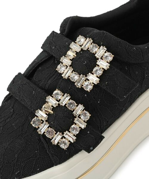 ESPERANZA / エスペランサ スニーカー | ビジューバックルWストラップレーススニーカー | 詳細16