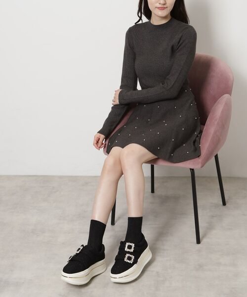 ESPERANZA / エスペランサ スニーカー | ビジューバックルWストラップレーススニーカー | 詳細6