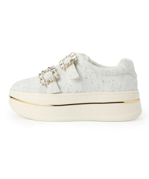 ESPERANZA / エスペランサ スニーカー | ビジューバックルWストラップレーススニーカー | 詳細9