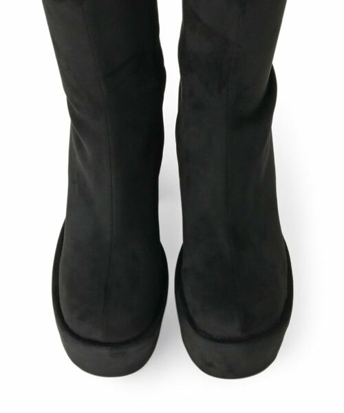 ESPERANZA / エスペランサ ブーツ(ショート丈) | 【ラク盛り/ニーハイブーツ】リピーター続出/脚長美脚 ふわもこ2WAYニーハイブーツ | 詳細18