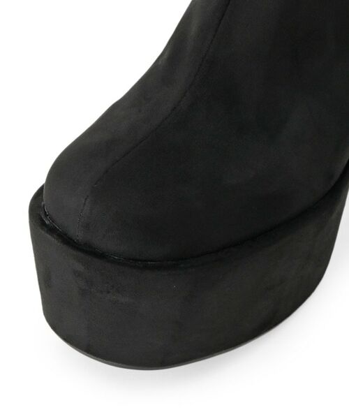 ESPERANZA / エスペランサ ブーツ(ショート丈) | 【ラク盛り/ニーハイブーツ】リピーター続出/脚長美脚 ふわもこ2WAYニーハイブーツ | 詳細20