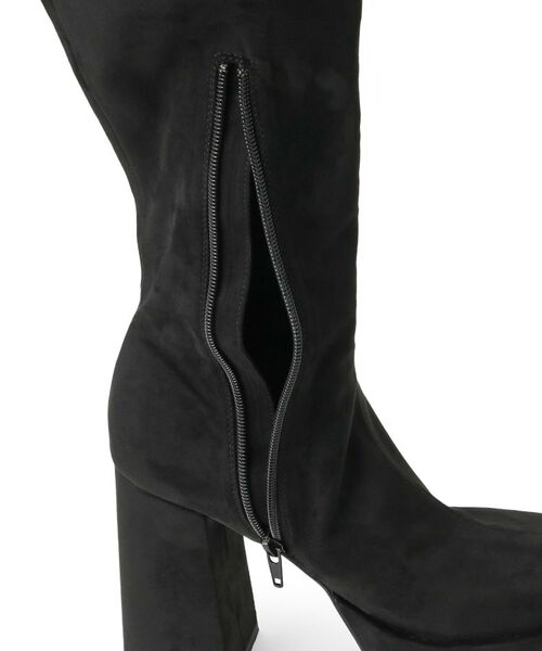 ESPERANZA / エスペランサ ブーツ(ショート丈) | 【ラク盛り/ニーハイブーツ】リピーター続出/脚長美脚 ふわもこ2WAYニーハイブーツ | 詳細23