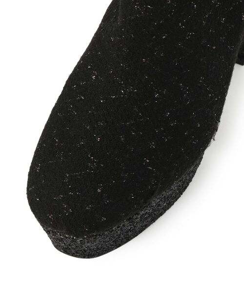 ESPERANZA / エスペランサ ブーツ（ショート丈） | 【Holiday Collection】ラク盛りバックリボングリッターヒールショートブーツ | 詳細18