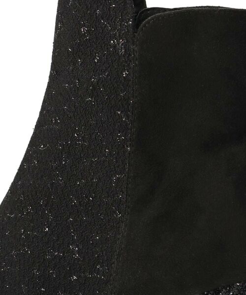 ESPERANZA / エスペランサ ブーツ（ショート丈） | 【Holiday Collection】ラク盛りバックリボングリッターヒールショートブーツ | 詳細22