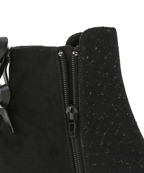 ESPERANZA / エスペランサ ブーツ（ショート丈） | 【Holiday Collection】ラク盛りバックリボングリッターヒールショートブーツ | 詳細23