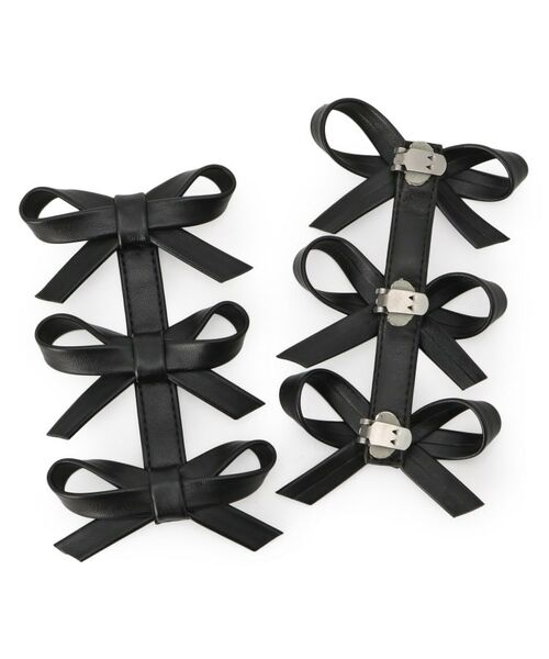 ESPERANZA / エスペランサ ブーツ（ショート丈） | 【Holiday Collection】ラク盛りバックリボングリッターヒールショートブーツ | 詳細25