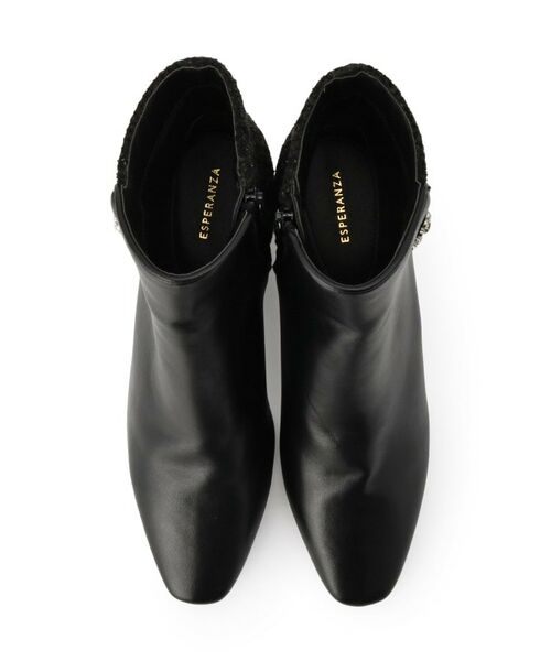 ESPERANZA / エスペランサ ブーツ(ショート丈) | ビジュー付きツイードショートブーツ | 詳細18