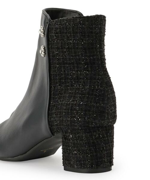 ESPERANZA / エスペランサ ブーツ(ショート丈) | ビジュー付きツイードショートブーツ | 詳細21