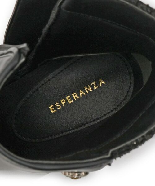 ESPERANZA / エスペランサ ブーツ(ショート丈) | ビジュー付きツイードショートブーツ | 詳細22