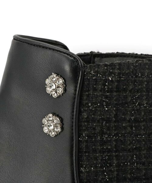 ESPERANZA / エスペランサ ブーツ(ショート丈) | ビジュー付きツイードショートブーツ | 詳細23