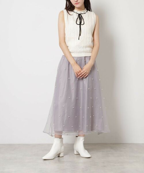 ESPERANZA / エスペランサ ブーツ(ショート丈) | ビジュー付きツイードショートブーツ | 詳細3