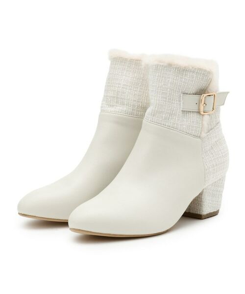 ESPERANZA / エスペランサ ブーツ(ショート丈) | 折り返しフェイクファー2WAYショートブーツ | 詳細10