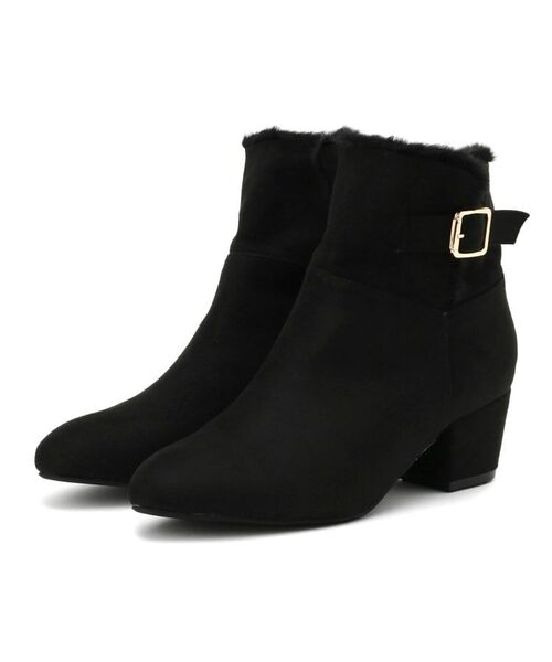 ESPERANZA / エスペランサ ブーツ(ショート丈) | 折り返しフェイクファー2WAYショートブーツ | 詳細11