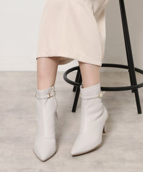 ESPERANZA / エスペランサ ブーツ(ショート丈) | ジュエルヒールショートブーツ | 詳細1