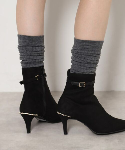 ESPERANZA / エスペランサ ブーツ(ショート丈) | ジュエルヒールショートブーツ | 詳細4