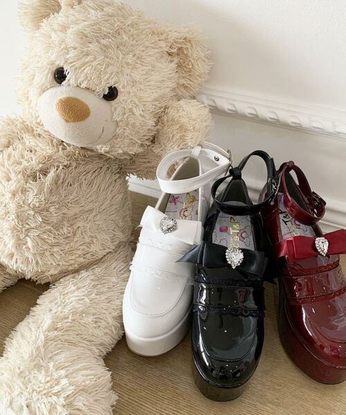 ESPERANZA / エスペランサ パンプス | 2WAYリボン付き厚底ローファー | 詳細1