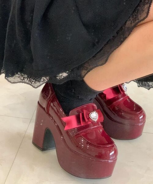 ESPERANZA / エスペランサ パンプス | 2WAYリボン付き厚底ローファー | 詳細12