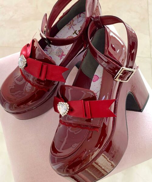 ESPERANZA / エスペランサ パンプス | 2WAYリボン付き厚底ローファー | 詳細14