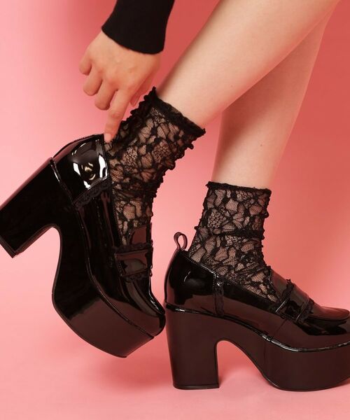 ESPERANZA / エスペランサ パンプス | 2WAYリボン付き厚底ローファー | 詳細16