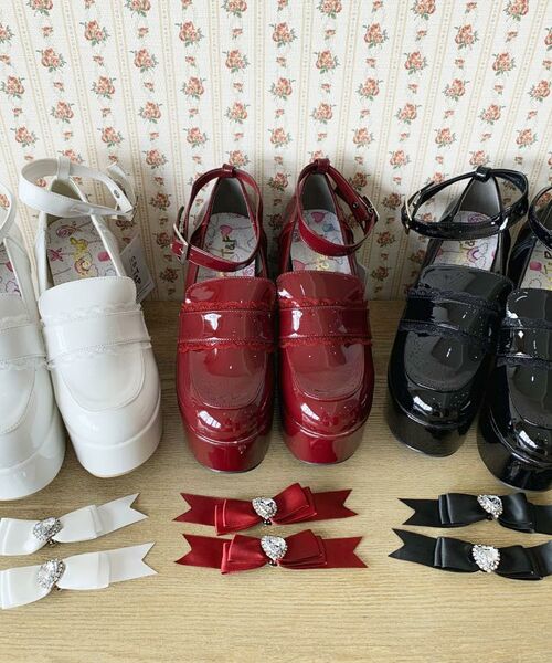 ESPERANZA / エスペランサ パンプス | 2WAYリボン付き厚底ローファー | 詳細2