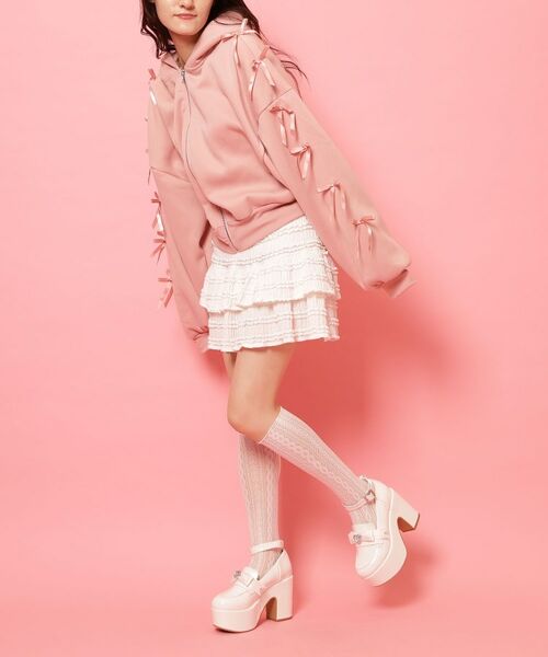 ESPERANZA / エスペランサ パンプス | 2WAYリボン付き厚底ローファー | 詳細22