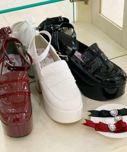 ESPERANZA / エスペランサ パンプス | 2WAYリボン付き厚底ローファー | 詳細4