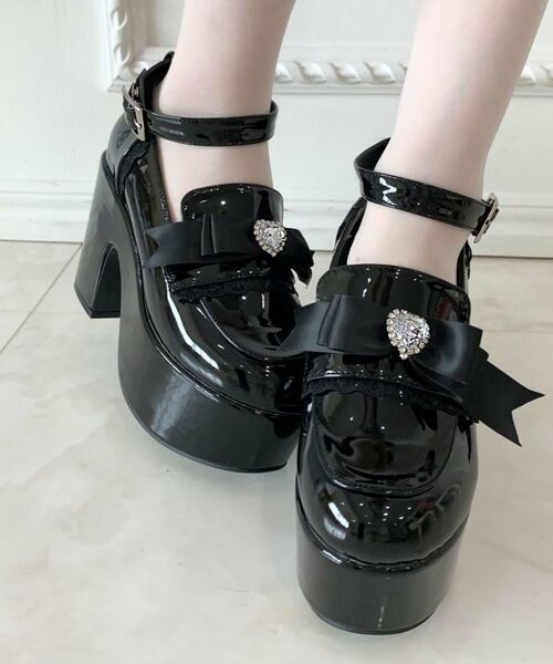 ESPERANZA / エスペランサ パンプス | 2WAYリボン付き厚底ローファー | 詳細6