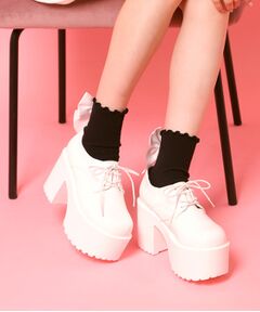 ESPERANZA / エスペランサ パンプス | 厚底レースアップマニッシュパンプス