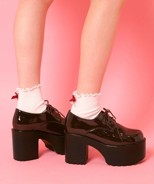 ESPERANZA / エスペランサ パンプス | 厚底レースアップマニッシュパンプス | 詳細3
