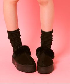 ESPERANZA / エスペランサ サンダル | 厚底サボフェイクムートン