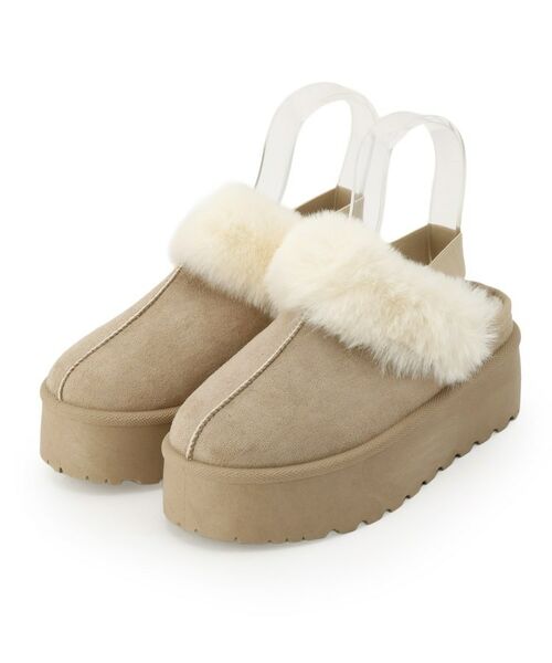 ESPERANZA / エスペランサ サンダル | 厚底サボフェイクムートン | 詳細11