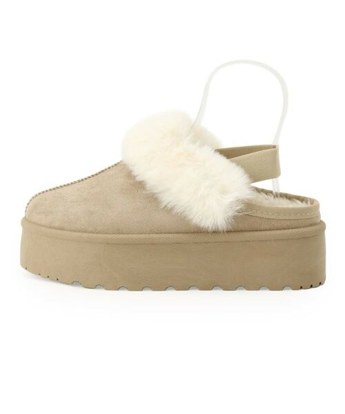 ESPERANZA / エスペランサ サンダル | 厚底サボフェイクムートン | 詳細14