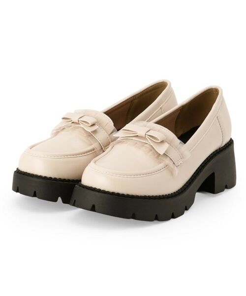 ESPERANZA / エスペランサ パンプス | フリル付きリボンローファー | 詳細13