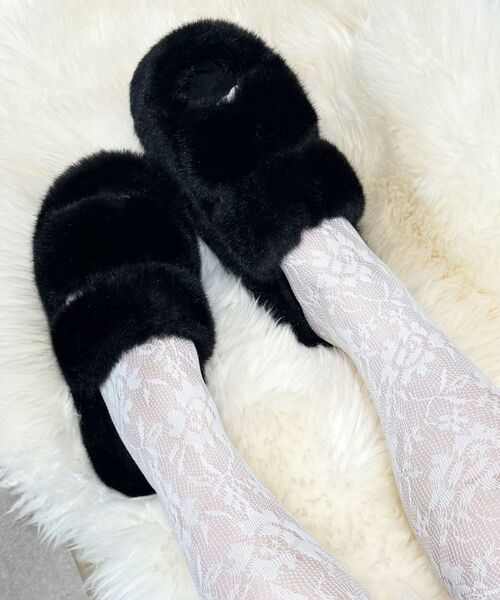 ESPERANZA / エスペランサ サンダル | 厚底フェイクファーサンダル | 詳細1