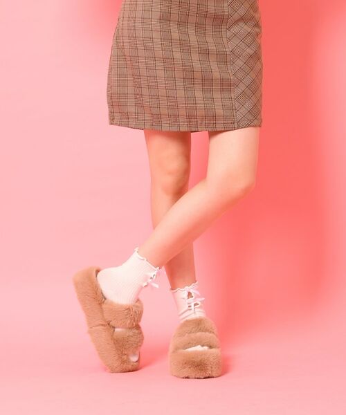 ESPERANZA / エスペランサ サンダル | 厚底フェイクファーサンダル | 詳細10