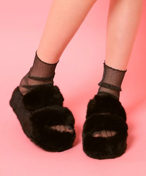 ESPERANZA / エスペランサ サンダル | 厚底フェイクファーサンダル | 詳細5