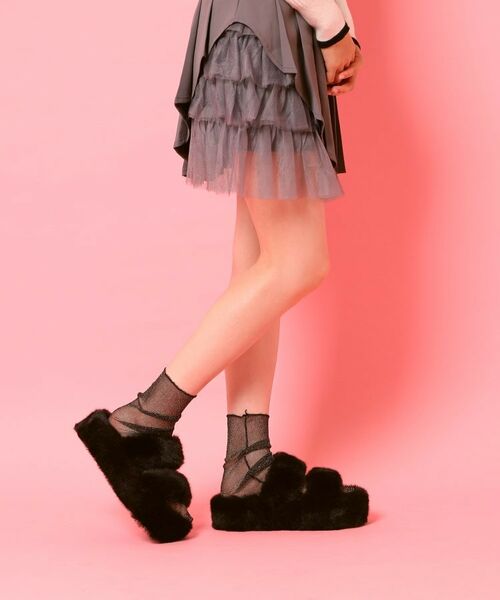 ESPERANZA / エスペランサ サンダル | 厚底フェイクファーサンダル | 詳細7