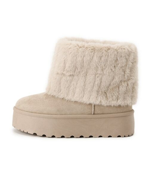 ESPERANZA / エスペランサ ブーツ(ショート丈) | 厚底フェイクファームートン | 詳細10