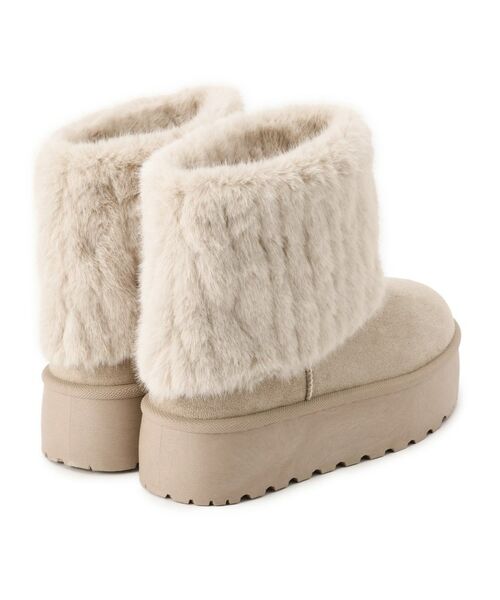 ESPERANZA / エスペランサ ブーツ(ショート丈) | 厚底フェイクファームートン | 詳細11