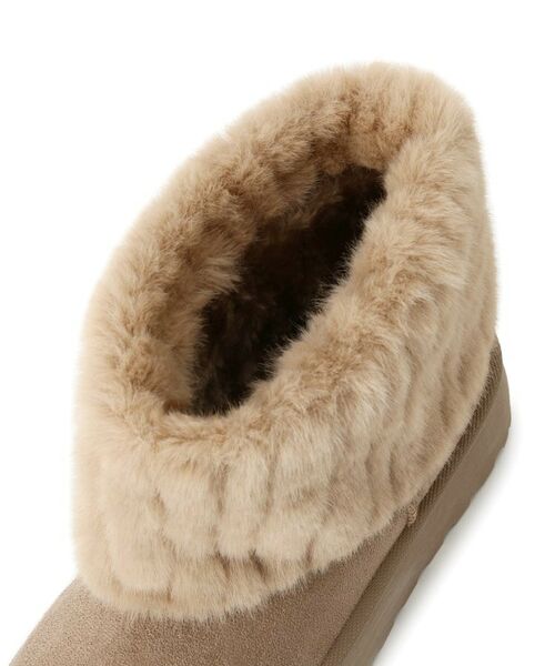 ESPERANZA / エスペランサ ブーツ(ショート丈) | 厚底フェイクファームートン | 詳細16