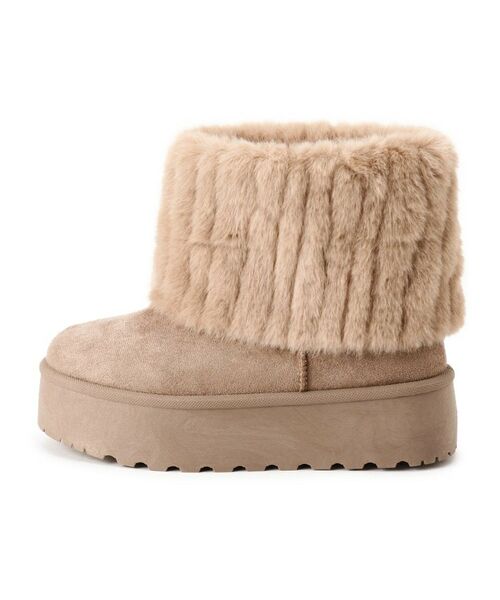 ESPERANZA / エスペランサ ブーツ(ショート丈) | 厚底フェイクファームートン | 詳細9