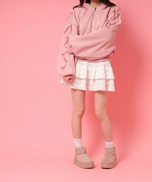 ESPERANZA / エスペランサ ブーツ（ショート丈） | 厚底プレーンフェイクムートン | 詳細10