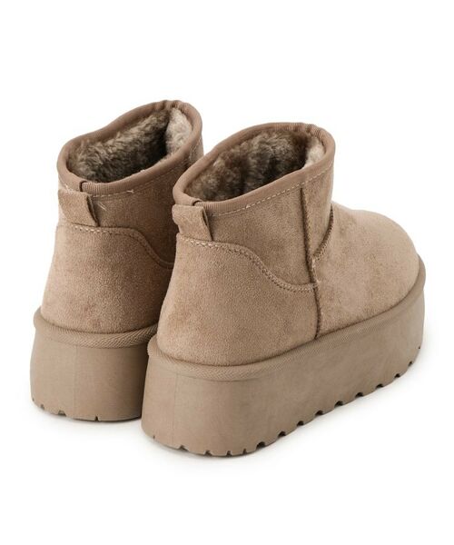 ESPERANZA / エスペランサ ブーツ（ショート丈） | 厚底プレーンフェイクムートン | 詳細17