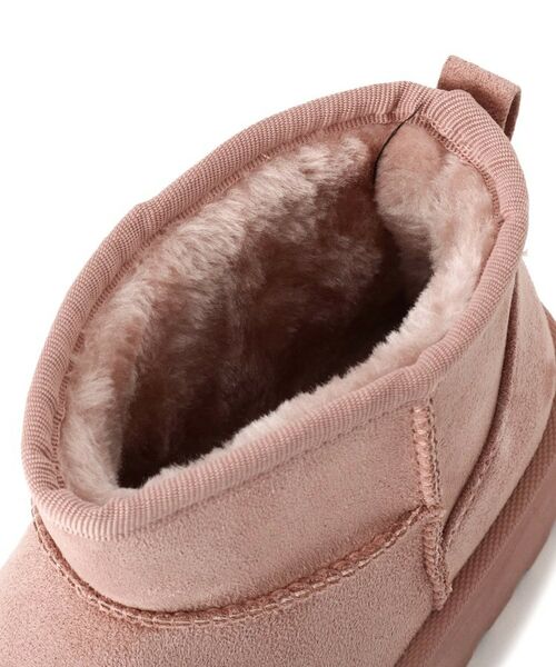 ESPERANZA / エスペランサ ブーツ（ショート丈） | 厚底プレーンフェイクムートン | 詳細24