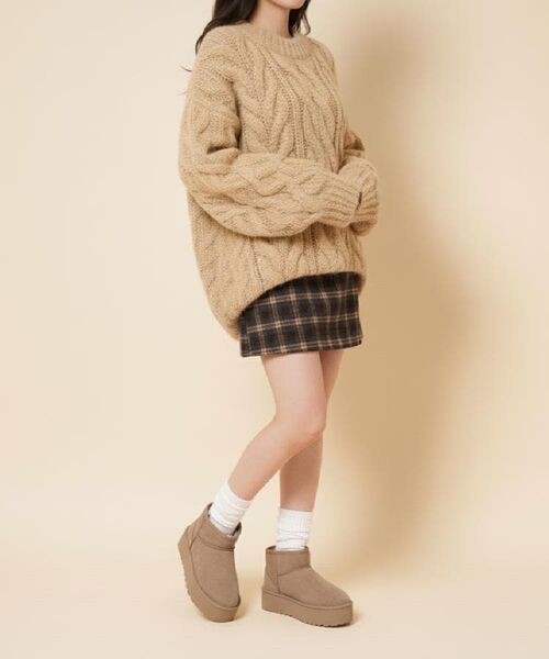 ESPERANZA / エスペランサ ブーツ（ショート丈） | 厚底プレーンフェイクムートン | 詳細5