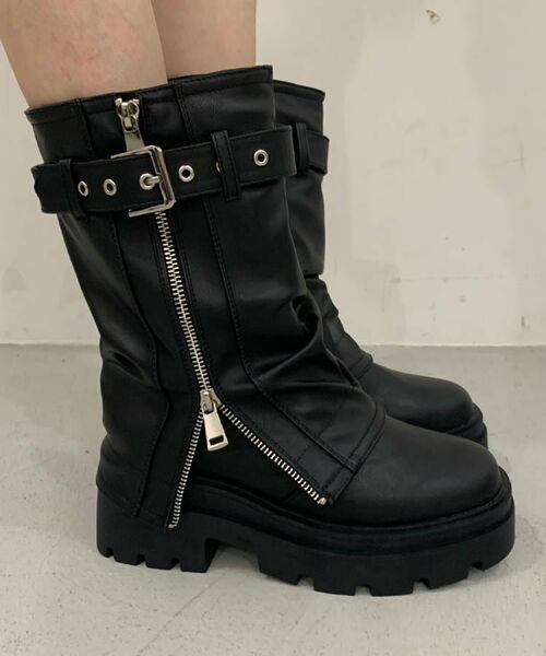 ESPERANZA / エスペランサ ブーツ（ショート丈） | ベルト付きカバーブーツ | 詳細1
