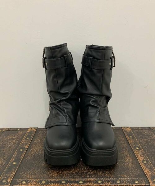 ESPERANZA / エスペランサ ブーツ（ショート丈） | ベルト付きカバーブーツ | 詳細5