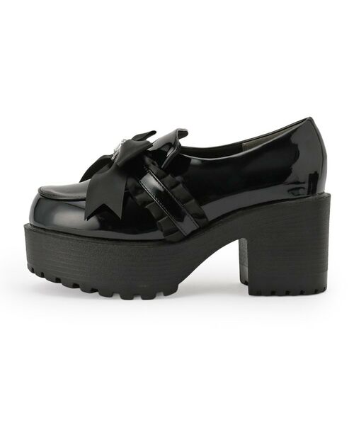 ESPERANZA / エスペランサ パンプス | リボン付厚底ローファーパンプス | 詳細15