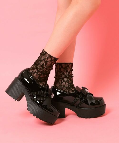 ESPERANZA / エスペランサ パンプス | リボン付厚底ローファーパンプス | 詳細7